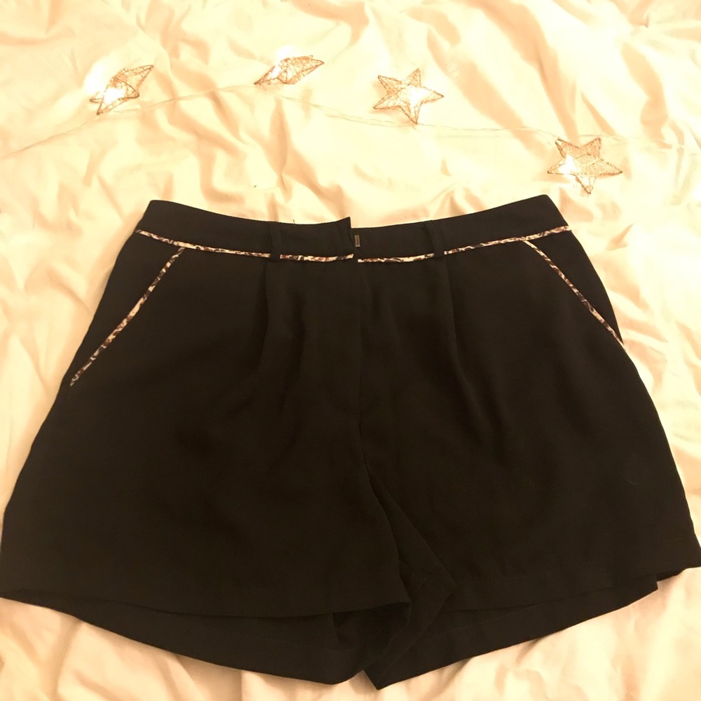 Black Bermuda shorts